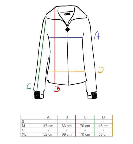 Größentabelle Jacquard Jacke